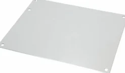 6-7/8" OAW x 8-7/8" OAH Powder Coat Finish Electrical Enclosure Nonperforated Panel