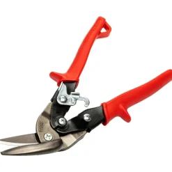 Offset Aviation Snips: 9-1/4" OAL, 1-1/4" LOC, Jaw: Molybdenum Steel Blades