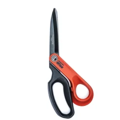 Offset Professional Shears: 10" OAL, 3-3/4" LOC, Titanium Blades