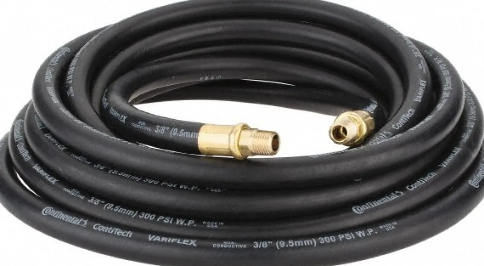 Oil Resistant Air Hose: 3/8" ID, 25'