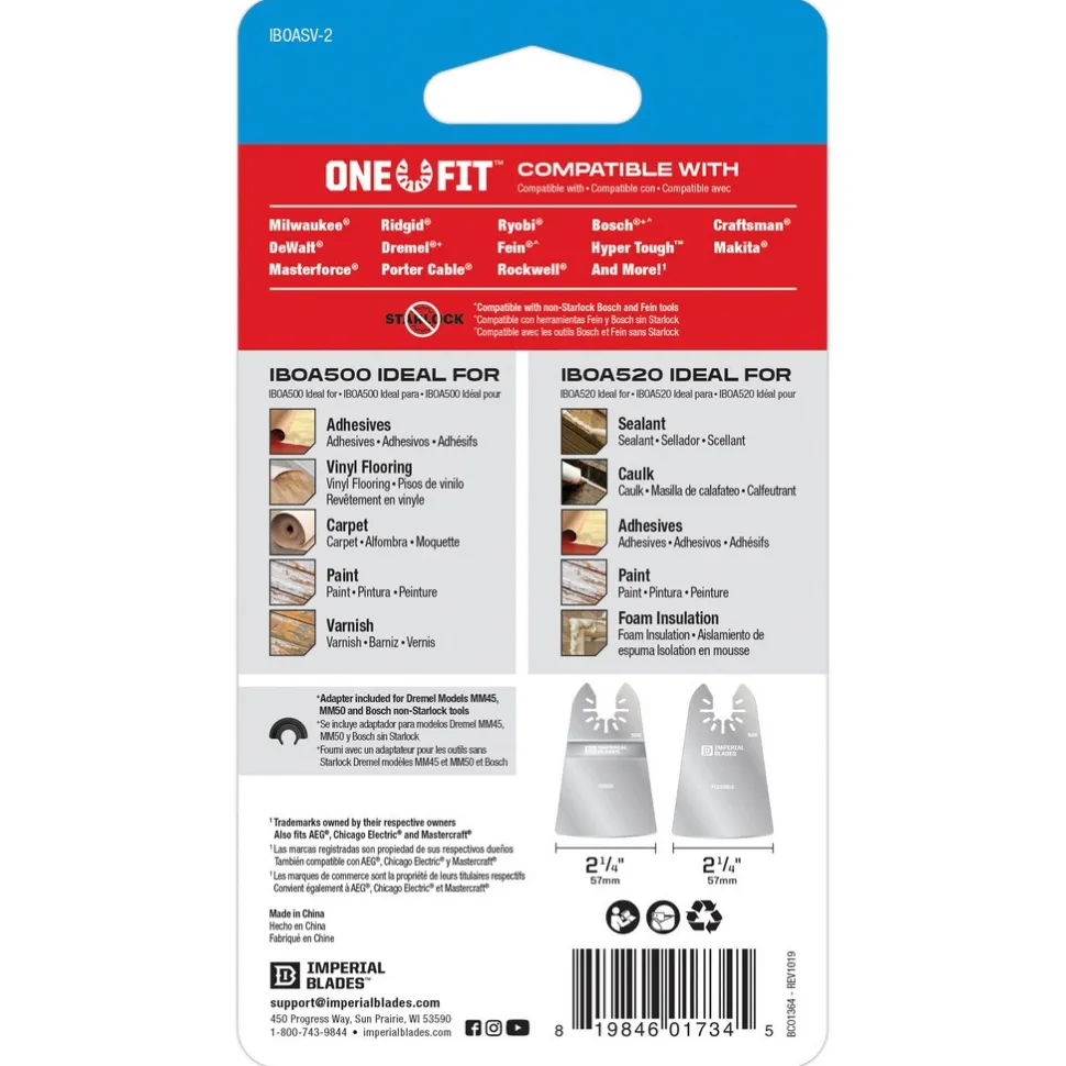 One Fit™ Scraper Variety Pack