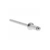 Open End Blind Rivet: Countersunk Head, Aluminum Body, Aluminum Mandrel