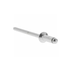 Open End Blind Rivet: Countersunk Head, Aluminum Body, Aluminum Mandrel