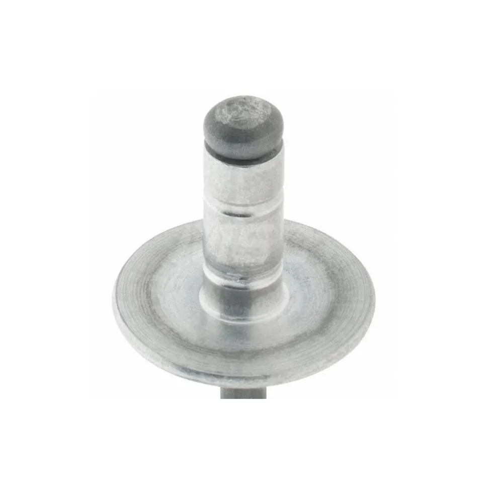 Open End Blind Rivet: Large Flange Head, Aluminum Body, Steel Mandrel