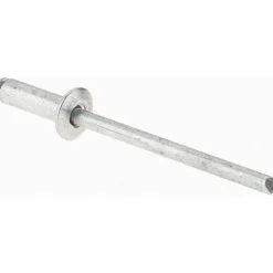 Open End Blind Rivet: Size 44, Dome Head, Aluminum Body, Aluminum Mandrel