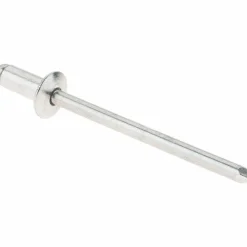 Open End Blind Rivet: Size 4-2, Dome Head, Aluminum Body, Aluminum Mandrel