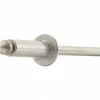 Open End Blind Rivet: Size 3, Dome Head, Aluminum Body, Aluminum Mandrel