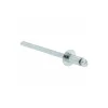 Open End Blind Rivet: Size 42, Dome Head, Steel Body, Steel Mandrel