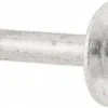 Open End Blind Rivet: Size 66, Dome Head, Aluminum Body, Aluminum Mandrel