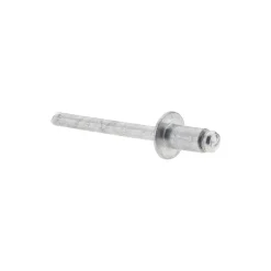 Open End Blind Rivet: Size 62, Dome Head, Aluminum Body, Aluminum Mandrel