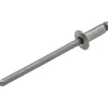Open End Blind Rivet: Size 42, Dome Head, Stainless Steel Body, Stainless Steel Mandrel