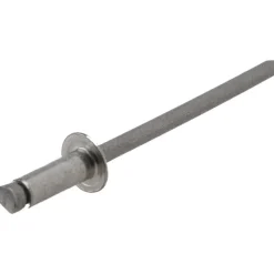 Open End Blind Rivet: Size 42, Dome Head, Stainless Steel Body, Stainless Steel Mandrel