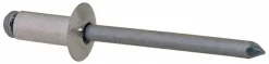 Open End Blind Rivet: Size 64, Dome Head, Aluminum Body, Steel Mandrel