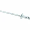 Open End Blind Rivet: Size 43, Dome Head, Steel Body, Steel Mandrel
