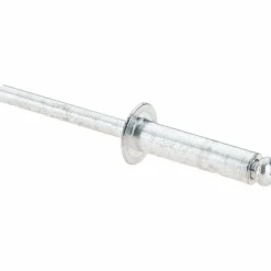 Open End Blind Rivet: Size 812, Dome Head, Aluminum Body, Aluminum Mandrel