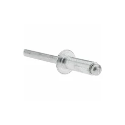 Open End Blind Rivet: Size 88, Dome Head, Aluminum Body, Aluminum Mandrel