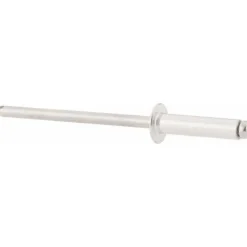 Open End Blind Rivet: Size 46, Dome Head, Aluminum Body, Aluminum Mandrel