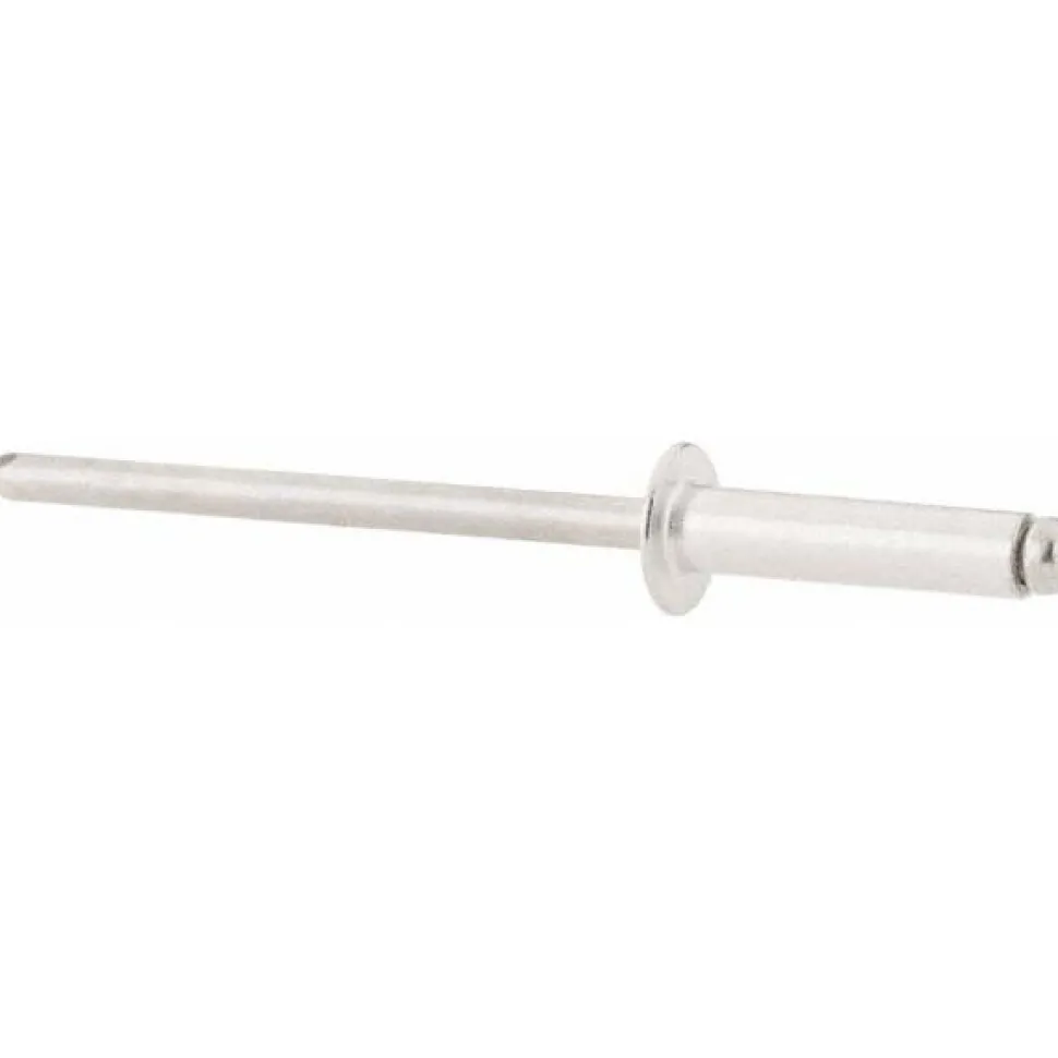 Open End Blind Rivet: Size 46, Dome Head, Aluminum Body, Aluminum Mandrel