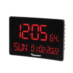 2.5" 12 OR 24 HR LED SELF SET DIGITAL CLOCK