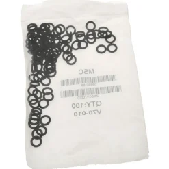 O-Ring: 3/8" OD, 1/4" ID, 1/16" Thick, Dash 010, Fluoroelastomer