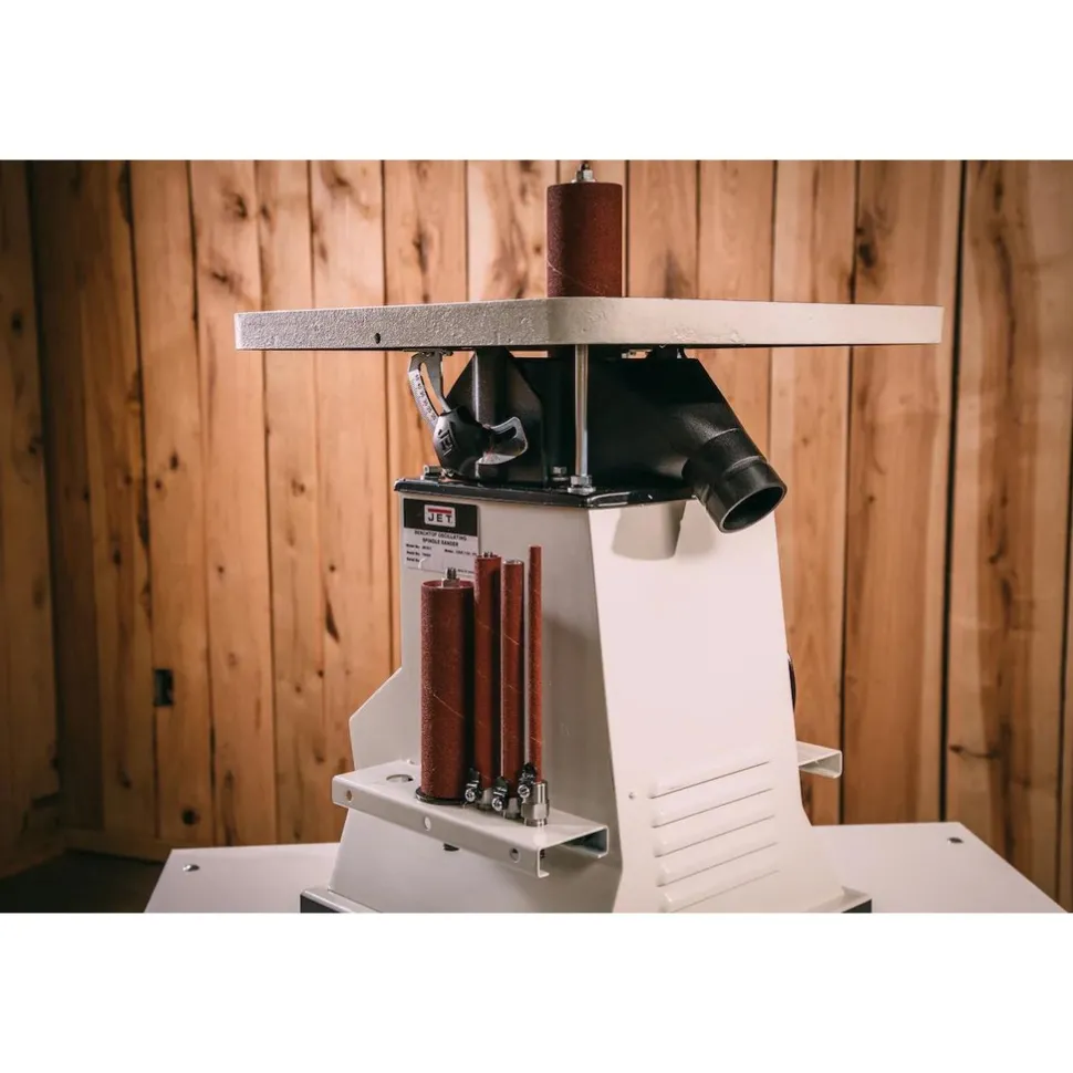 Oscillating Spindle Sanding Machines; Minimum Spindle Dia (Inch): 1/4; Mount Type: Bench; Maximum Spindle Dia (Inch): 2; Phase: 1; Maximum Spindle Dia: 2 in; Number of Spindles: 5; Spindle Size: 1.5 in; 0.5 in; Spindle Speed: 1725 RPM; Number Of Spindles: 5