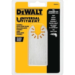 1-1/4" Oscillating Tool Blade: Flexible Scraping Rectangle, Steel