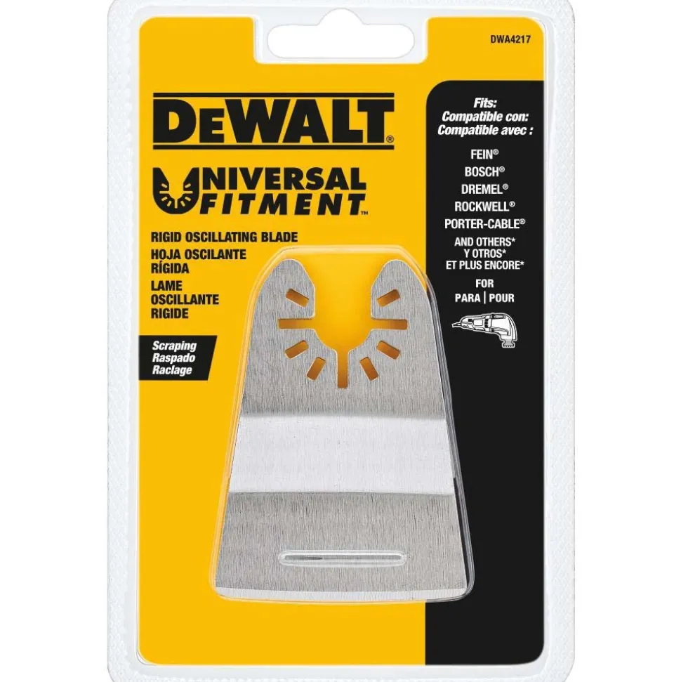1-1/4" Oscillating Tool Blade: Ridgid Scraping Wedge, Steel