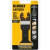 1-3/4" Oscillating Tool Blade: Titanium, For Use With Wood With Nails