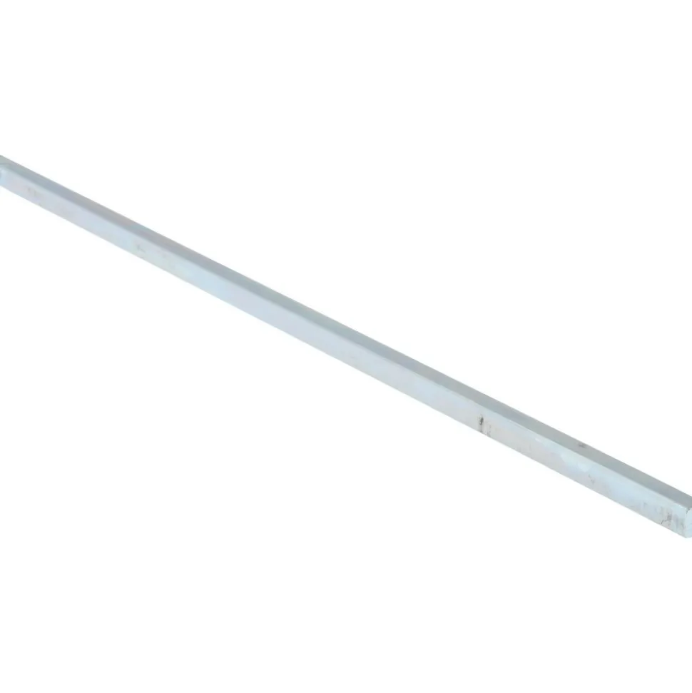 Oversized Key Stock: 1/4" High, 1/4" Wide, 12" Long, Steel, Zinc-Plated
