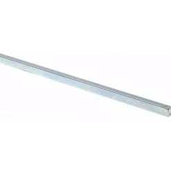 Oversized Key Stock: 1/2" High, 1/2" Wide, 12" Long, Steel, Zinc-Plated