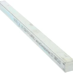 Oversized Key Stock: 5/8" High, 5/8" Wide, 12" Long, Steel, Zinc-Plated