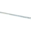 Oversized Key Stock: 3/8" High, 3/8" Wide, 12" Long, Steel, Zinc-Plated
