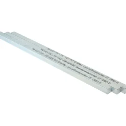 Oversized Key Stock: 7/16" High, 7/16" Wide, 12" Long, Steel, Zinc-Plated