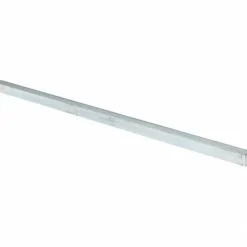 Oversized Key Stock: 3/8" High, 3/8" Wide, 12" Long, Cold Drawn Steel, Zinc-Plated