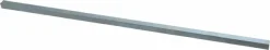Oversized Key Stock: 12" Long, Steel, Zinc-Plated