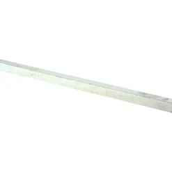 Oversized Key Stock: 12" Long, Steel, Zinc-Plated
