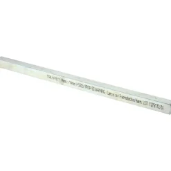 Oversized Key Stock: 12" Long, Steel, Zinc-Plated