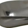40 oz Silver Cast Aluminum Round Bottom Scoop