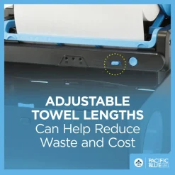 Pacific Blue Ultra Automated High-Capacity Paper Towel Dispenser, Black