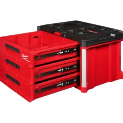 PACKOUT™ 3-Drawer Tool Box: 14.3" High, 16.3" Long, 22.2" Wide