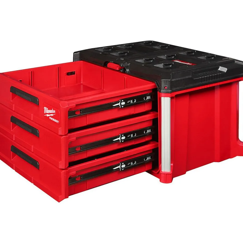 PACKOUT™ 3-Drawer Tool Box: 14.3" High, 16.3" Long, 22.2" Wide