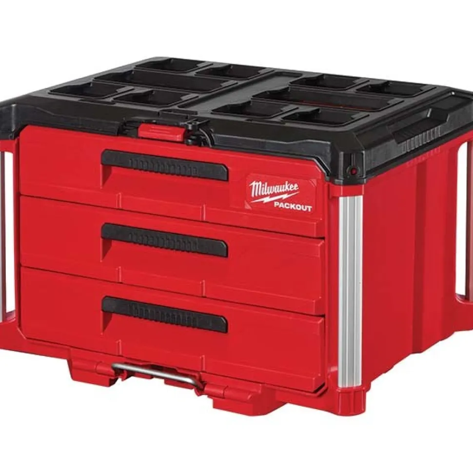 PACKOUT™ 3-Drawer Tool Box: 14.3" High, 16.3" Long, 22.2" Wide