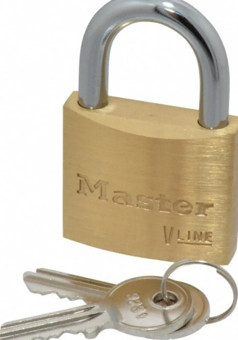 Padlock: Brass, Keyed Alike, 1-1/2" Wide