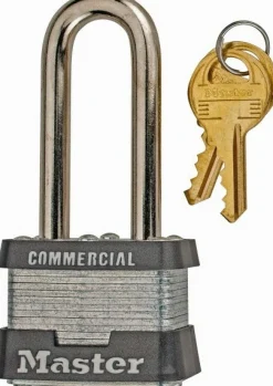 Padlock: Laminated Steel, Keyed Alike, 1-9/16" Wide