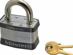 Padlock: Laminated Steel, Keyed Different, 2" Wide