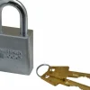 Padlock: Steel, Keyed Different, 1-3/4" Wide
