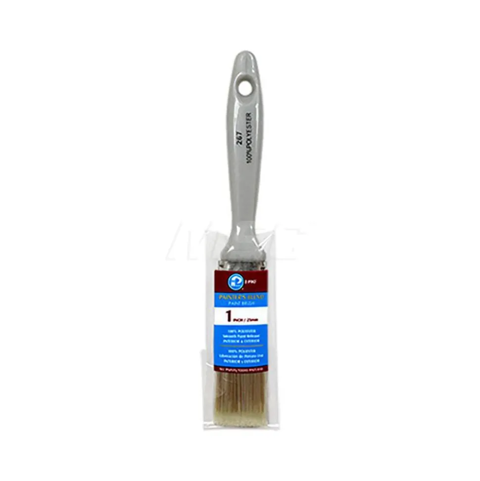 Paint Brush: 4" Wide, Synthetic, Synthetic Bristle