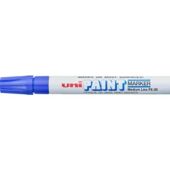 Paint Pen: Blue, Oil Base, Bullet Tip