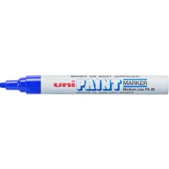 Paint Pen: Blue, Oil Base, Bullet Tip