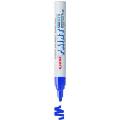 Paint Pen: Blue, Oil Base, Bullet Tip